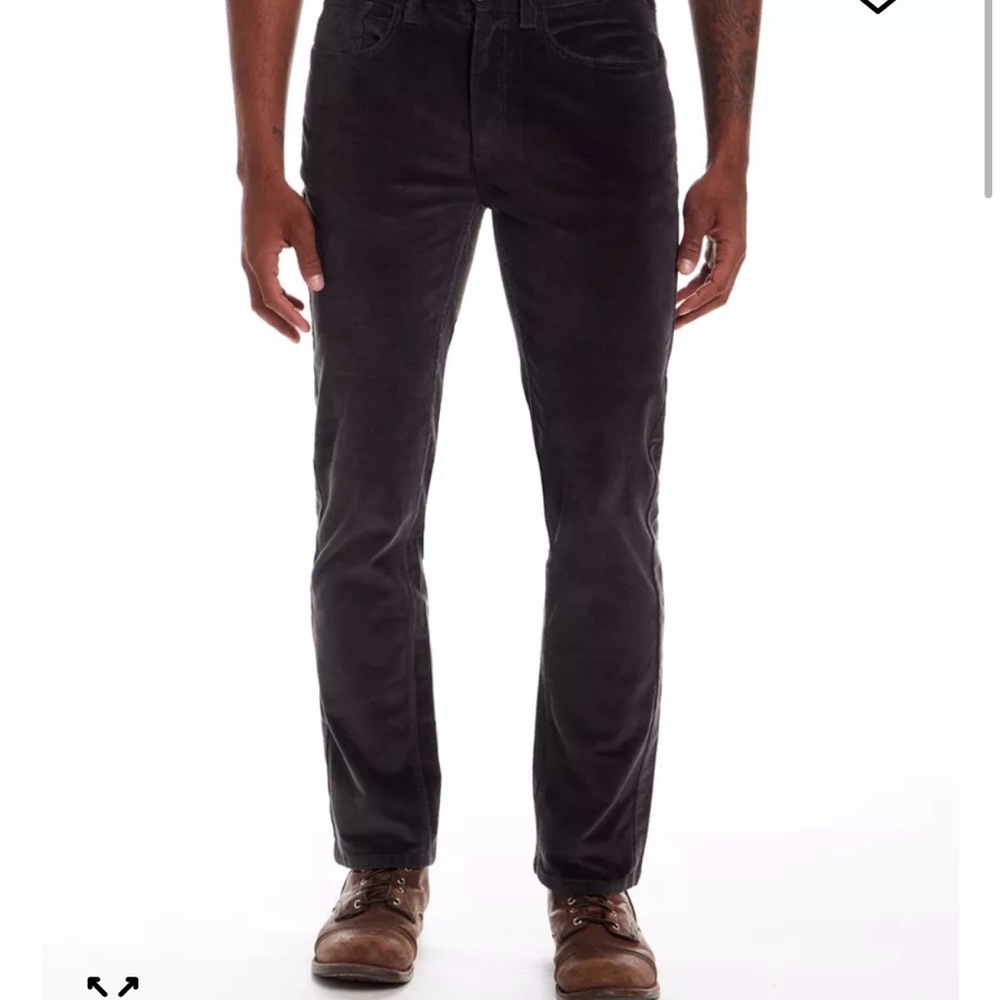 Weatherproof Vintage Men's Dark Brown (Espresso) Corduroy Pants - Classic Casual